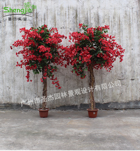 高仿真杜鹃花树