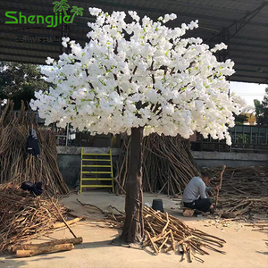 仿真玻璃钢白色樱花树