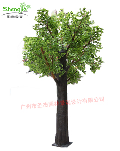 仿真春色银杏树