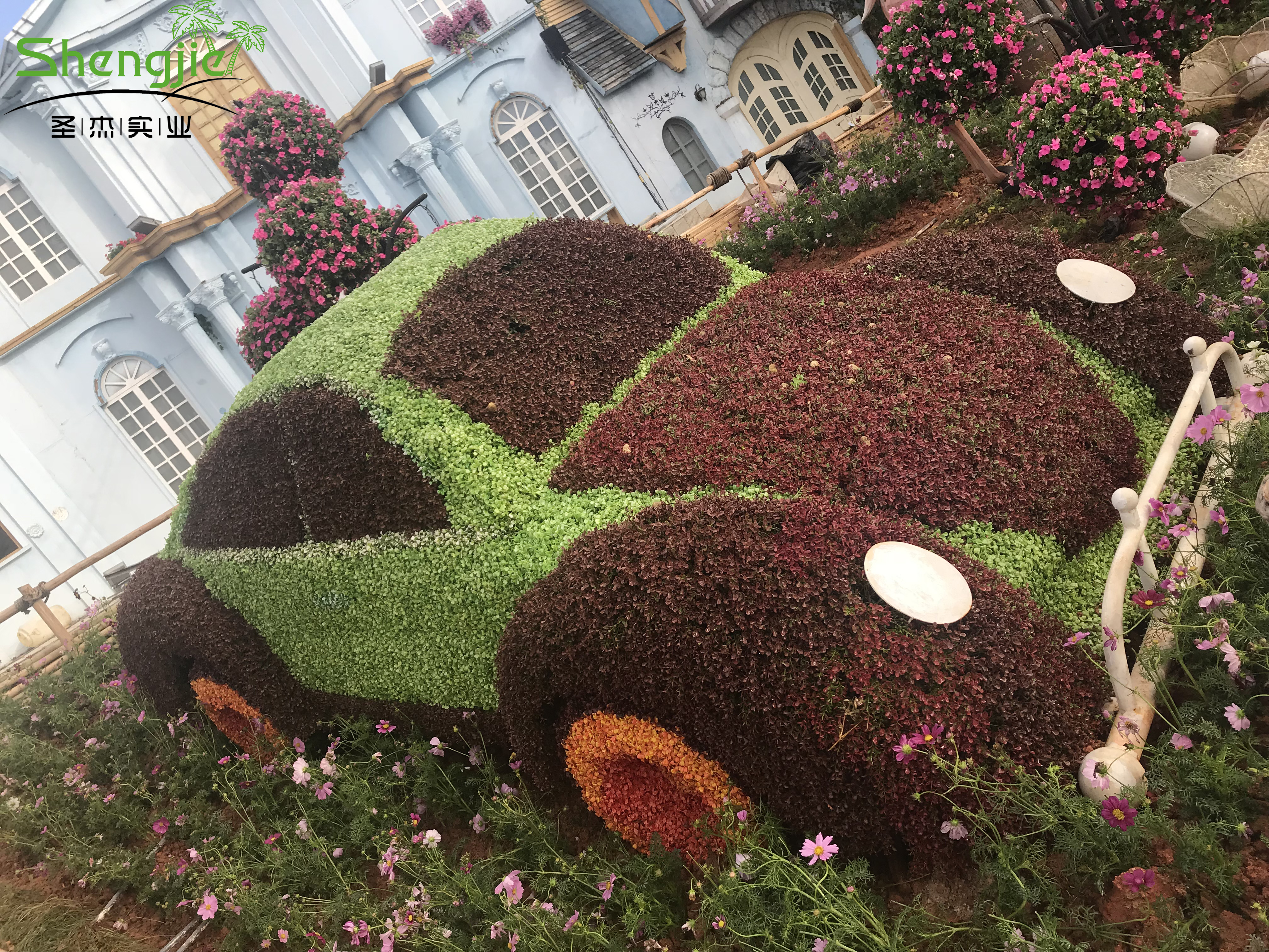 汽车绿雕 - 圣杰园林景观工艺